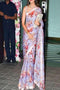 Shilpa Shetty Wear Purle Flower Design Saree