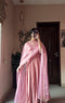 Amazing Pink Color Round Anarkali Flair Gown