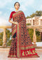 Multi color Designer Embroidered Silk Saree collection