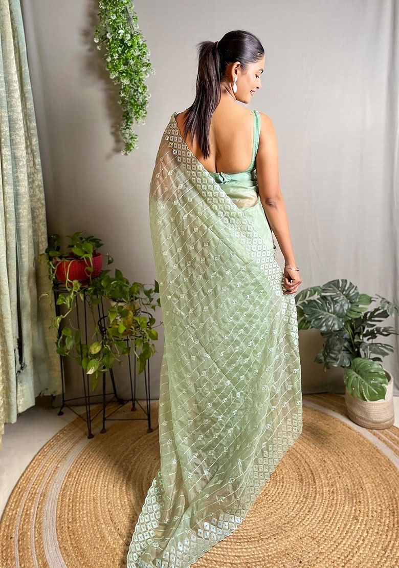 Embroidered  saree collection for woman