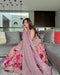 Alluring Pink Color Chicken Work Heavy Patiala Dress