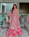Alluring Pink Color Chicken Work Heavy Patiala Dress