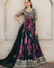 Attractive Black Color Embroidery Work Salwar Dress