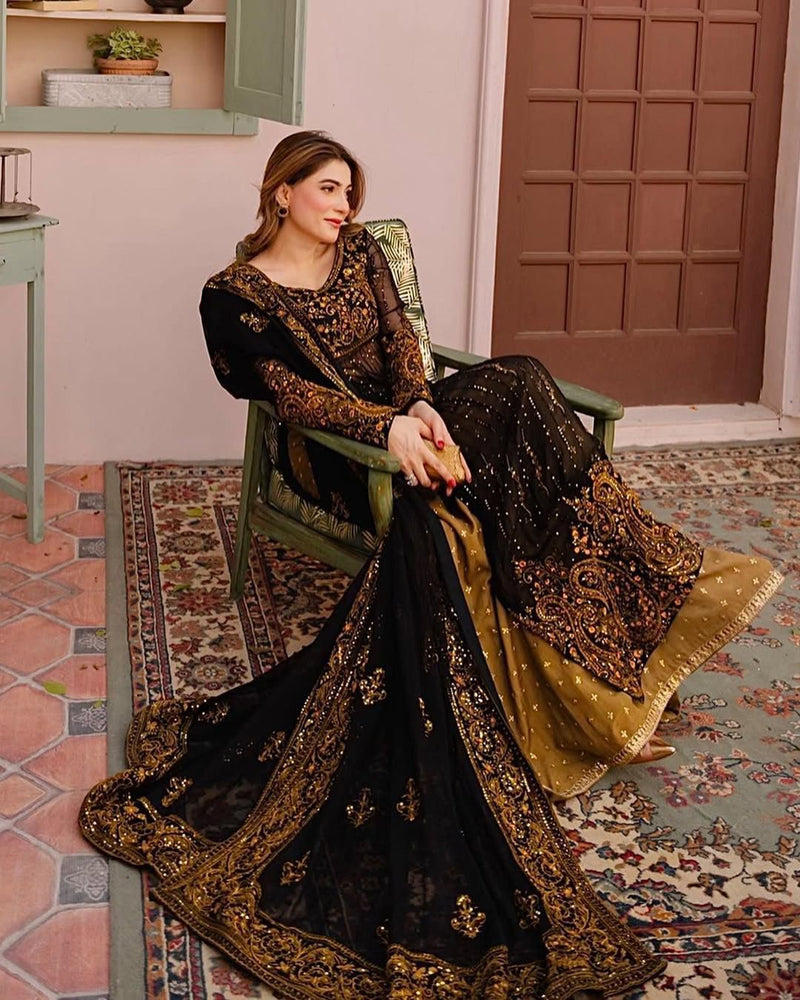 Admirable Balck Color Designer Salwar Designs