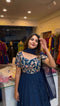 Adorning Blue Color Designer Heavy Salwar Kameez