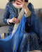 Actress Blue Color Designer Salwar Sarara Designs