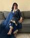 Actress Blue Color Designer Salwar Sarara Designs
