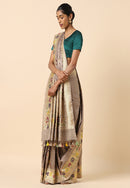 Printed  Digital Silk Casual Wear Saree