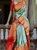 Engrossing Banarasi Pure Soft Silk Two Color Saree SY 5630