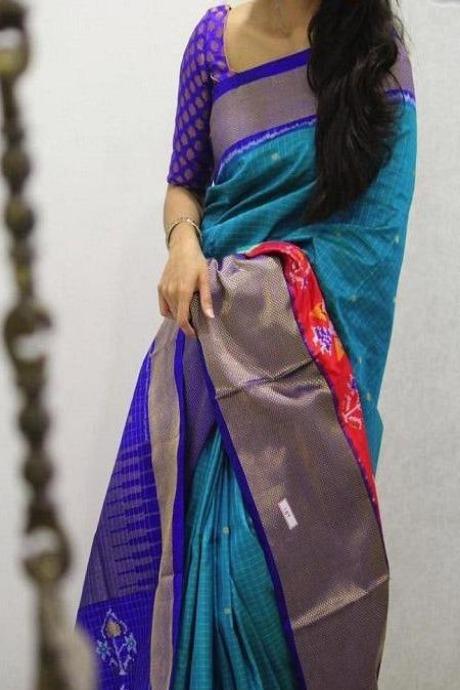 Trendy Banarasi Pure Soft Silk Online Cotton Saree SY 5615