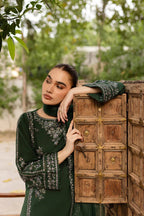 Ever Green 3Pc Embroidered Lawn Dress