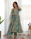 Admirable Multi Color Printed Work Stylish Gown