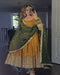 Attractive Mustered Yellow Color Gown Designs