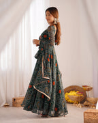 Black Color Beautiful Designer Party Wear Gown