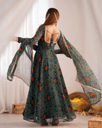 Black Color Beautiful Designer Party Wear Gown