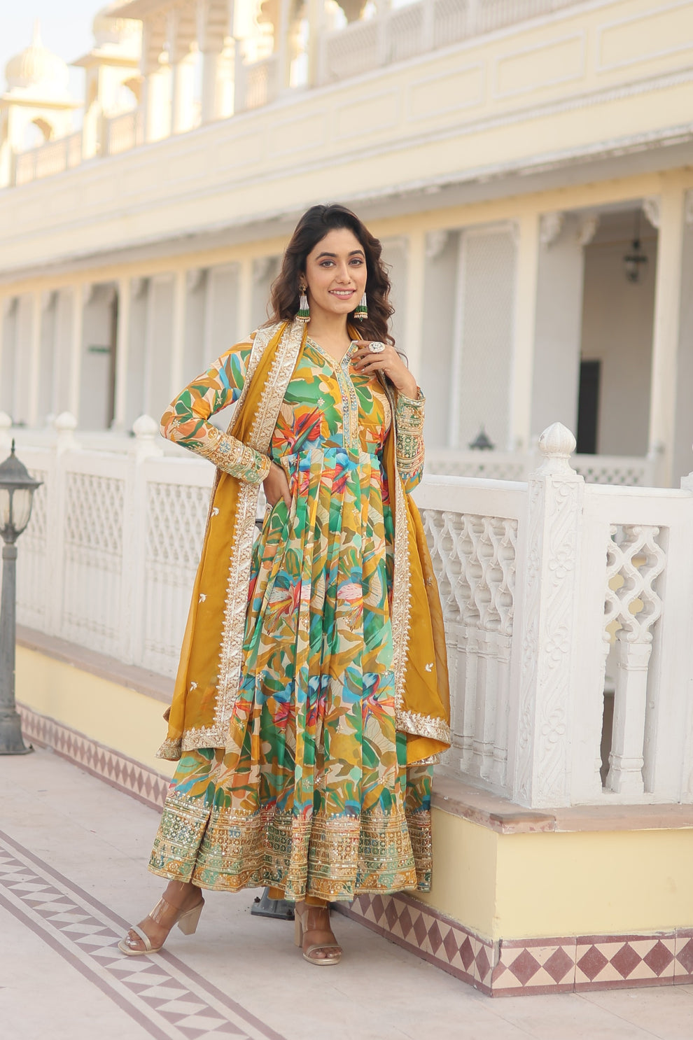Beatific Multi Color Anarkali Gown Collection