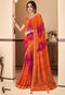 Bandhani Printed Saree With lacepati for daily wear saree