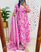 Gulroz Blossom Angrakha Anarkali Set