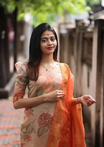 Mari Glow Top & Dupatta Set