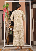 Olive Garden Cotton Co-ord Set