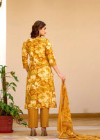 Sunehri Phool Cotton Suit Set