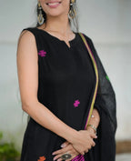 Black Color Kurta Set