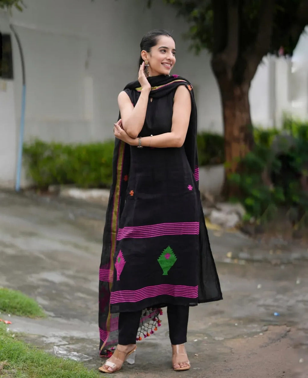 Black Color Kurta Set