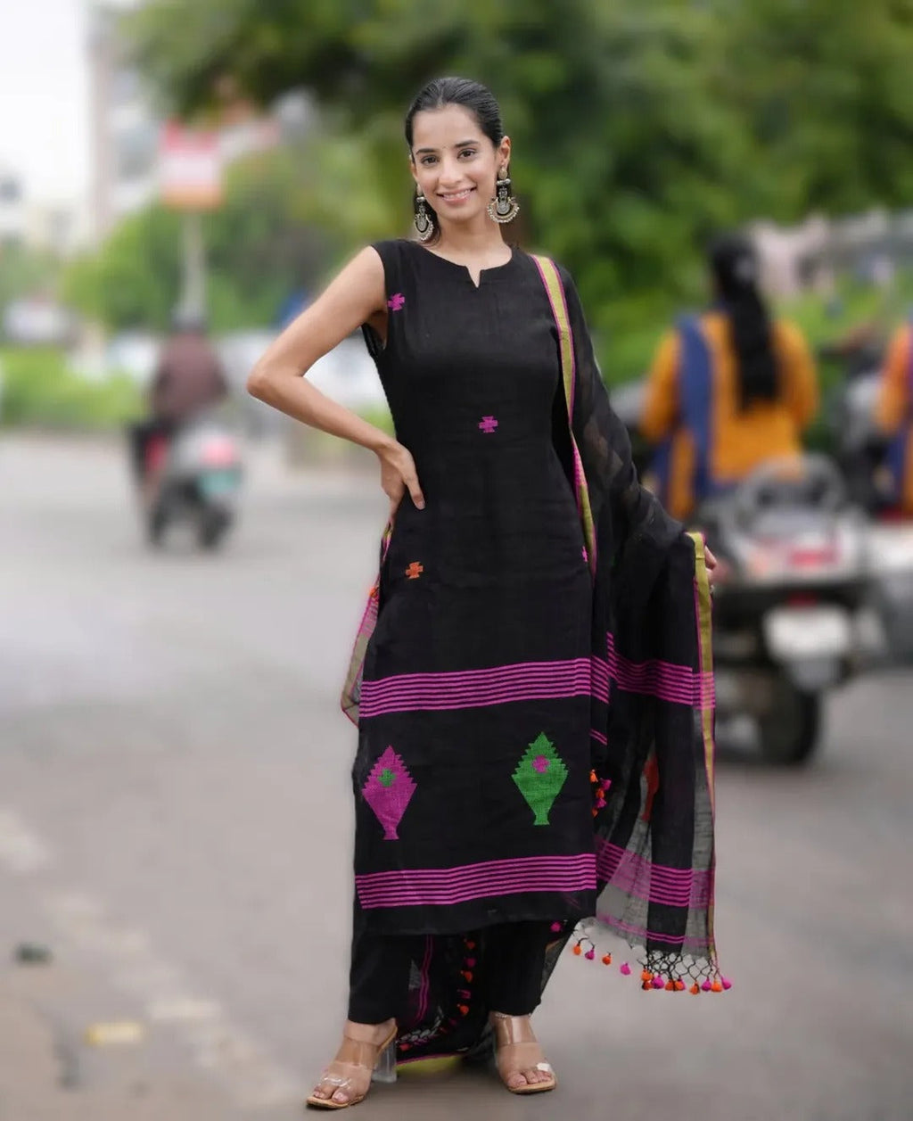 Black Color Kurta Set