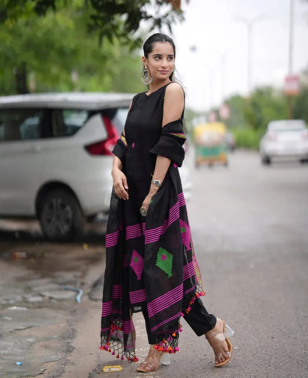 Black Color Kurta Set