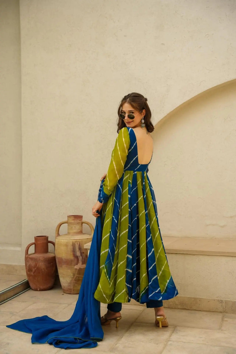 Admirable multi Color Designer Gown
