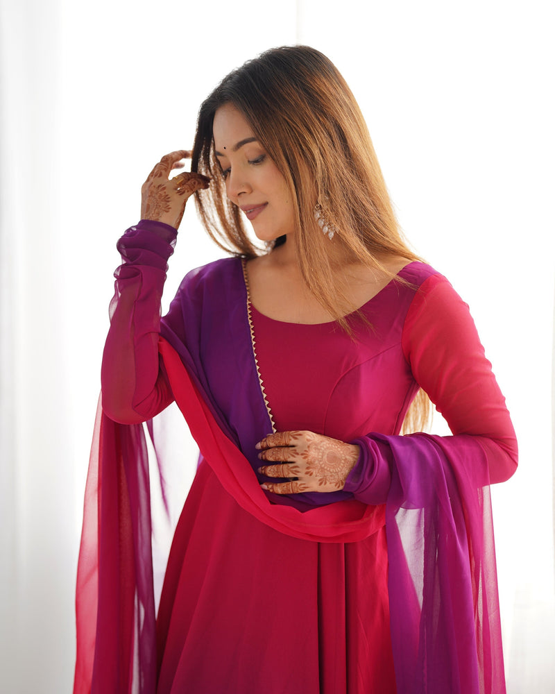 Alluring Multi Color Regular Wear Online Gown