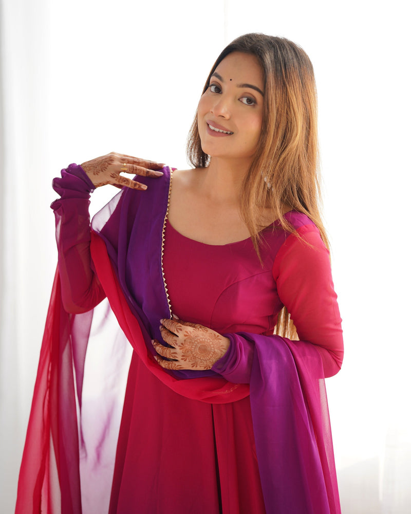 Alluring Multi Color Regular Wear Online Gown