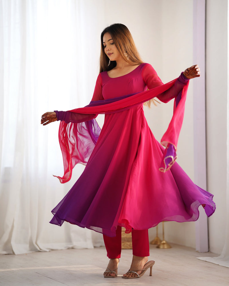 Alluring Multi Color Regular Wear Online Gown