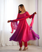 Alluring Multi Color Regular Wear Online Gown
