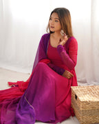 Alluring Multi Color Regular Wear Online Gown