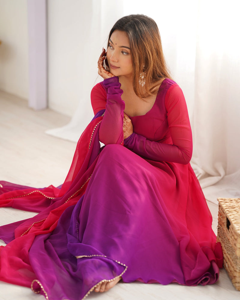 Alluring Multi Color Regular Wear Online Gown