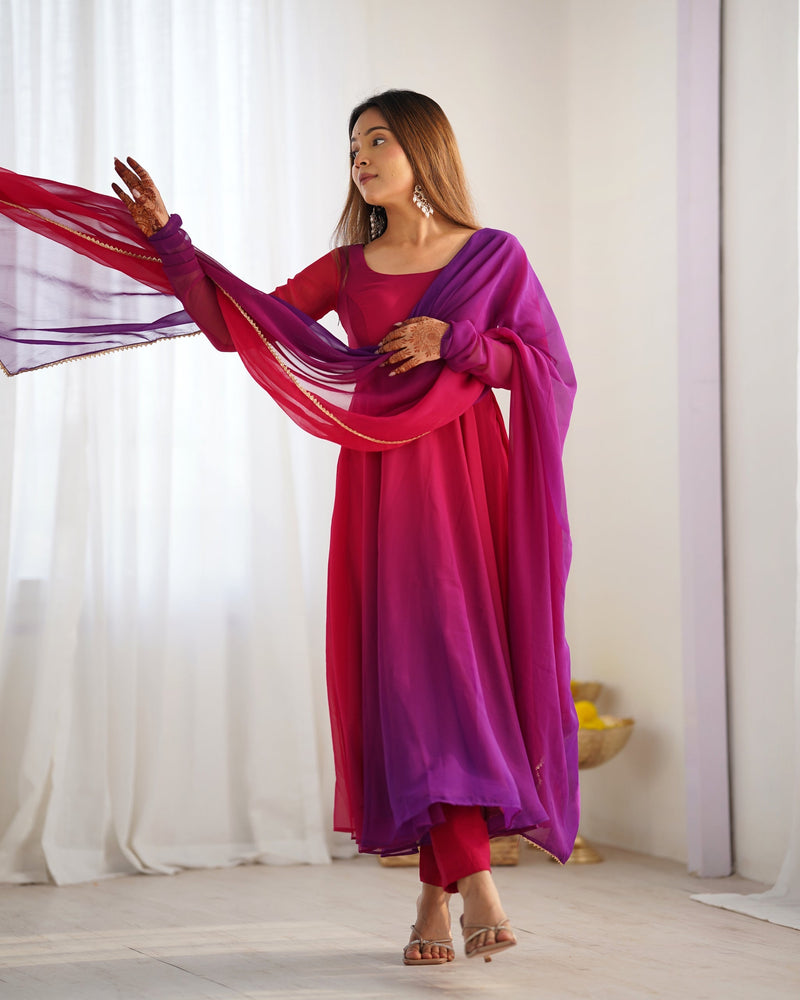 Alluring Multi Color Regular Wear Online Gown