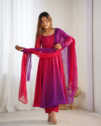 Alluring Multi Color Regular Wear Online Gown