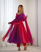 Alluring Multi Color Regular Wear Online Gown