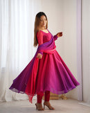 Alluring Multi Color Regular Wear Online Gown
