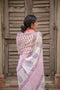 Exclusive Light Pink Color Soft Silk Printed Designer Saree For Woven