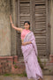 Exclusive Light Pink Color Soft Silk Printed Designer Saree For Woven