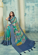 Printed Party Wear Silk Saree collection