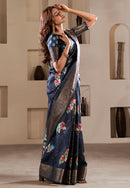 Floral Silk Saree with Traditional wear collection