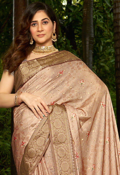 Printed Silk Trendy Saree collection