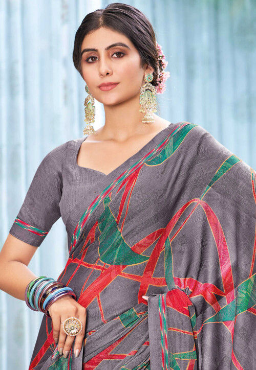 Chiffon saree Pure Cotton collection for woman