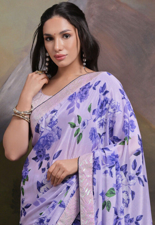 Digital Printed Cotton and Art Silk Saree in Cotton collection