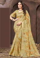 printed  Pure Chiffon saree collection for girls