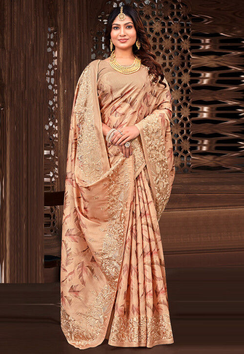 Digital Printed Chiffon Casual Saree collection