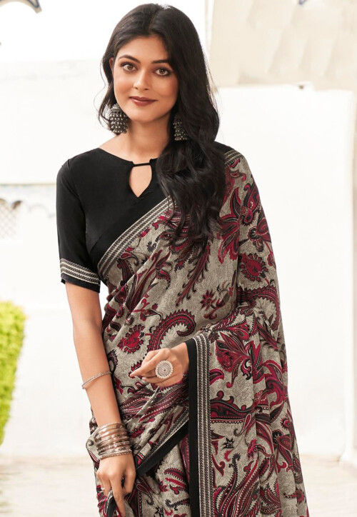 Festive Wear Printed Silk Saree collection for women